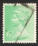 Stamps United Kingdom -  Reina Elizabeth II