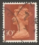 Stamps United Kingdom -  Reina Elizabeth II