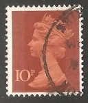 Stamps United Kingdom -  Reina Elizabeth II