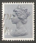 Stamps United Kingdom -  Reina Elizabeth II