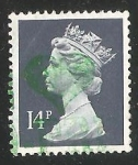 Stamps United Kingdom -  Reina Elizabeth II