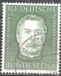Stamps Germany -  Fondo de Ayuda Humanitaria.Lorenz Werthmann.