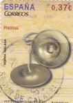 Stamps Spain -  INSTRUMENTOS MUSICALES PLATILLOS (28)