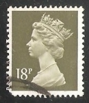 Stamps United Kingdom -  Reina Elizabeth II