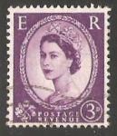 Stamps United Kingdom -  Reina Elizabeth II