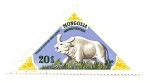 Stamps Mongolia -  Animales prehistoricos.