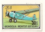 Stamps Mongolia -  Aviones (K5)