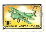 Sellos de Asia - Mongolia -  Aviones (P1)