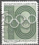 Sellos de Europa - Alemania -  Año Olímpico 1956.