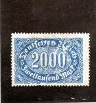 Stamps : Europe : Germany :  SELLO SERIE BASICA NUMEROS