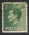 Stamps United Kingdom -  King Edward VIII 
