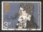 Sellos del Mundo : Europa : Reino_Unido : John Keats - 150 aniversario de su muerte