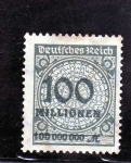 Stamps Europe - Germany -  INFLACION