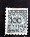 Stamps Germany -  INFLACION