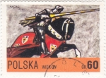 Stamps Poland -  CABALLERO MEDIEVAL