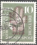 Stamps Germany -  77 ° Encuentro de los católicos alemanes, Colonia.