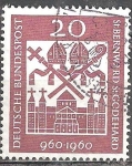 Stamps Germany -  Nacimiento Milenario de Obispos St. Bernward y San Gotardo.