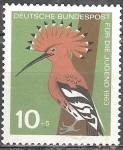 Stamps Germany -  Para los jovenes(abubilla (Upupa epops) - Upupidae).