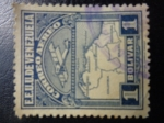 Stamps Venezuela -  mapa oficial de venezuela
