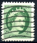 Stamps : America : Canada :  CANADA_SCOTT 338.01 ISABEL II. $0.20