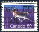 Stamps Canada -  CANADA_SCOTT 1180 CARIBU PEARY. $0.70