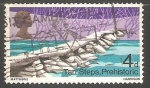 Stamps : Europe : United_Kingdom :  Tarr Steps, prehistoric