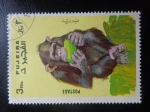 Stamps United Arab Emirates -  los monos de la serie