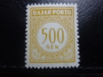 Stamps : Asia : Indonesia :  bajar porto