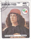 Sellos del Mundo : Africa : Burkina_Faso : BOTTICELLI- AUTORETRATO
