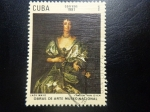 Stamps Cuba -  obras de arte museo nacional.Anton van Dyck. 