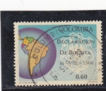 Sellos de America - Colombia -  DECLARACIÓN DE BOGOTA