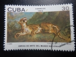 Sellos del Mundo : America : Cuba : Obras de Arte del Museo Nacional ''tigre''