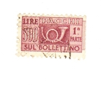 Stamps : Europe : Italy :  Sul Bolletino