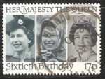Sellos de Europa - Reino Unido -  Reina Elizabeth II 1958, 1973 y 1982