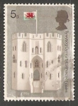 Stamps United Kingdom -  The Eagle Tower, Caernarvon Castle