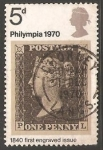 Stamps United Kingdom -  Exposición de sellos - 1970