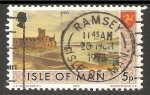 Stamps Europe - Isle of Man -  Castillo