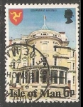 Stamps Isle of Man -  Grey Heron (Ardea cinerea),