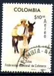 Stamps Colombia -  COLOMBIA_SCOTT C642.02 CULTIVADOR DE CAFÉ, $0,20