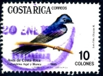 Sellos de America - Costa Rica -  COSTA RICA_SCOTT 292.01 NOTIOCHELINDON CYANOLEUCA. $0,30