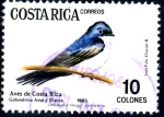 Stamps Costa Rica -  COSTA RICA_SCOTT 292.02 NOTIOCHELINDON CYANOLEUCA. $0,30
