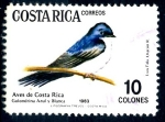 Stamps Costa Rica -  COSTA RICA_SCOTT 292.03 NOTIOCHELINDON CYANOLEUCA. $0,30