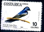 Sellos de America - Costa Rica -  COSTA RICA_SCOTT 292.04 NOTIOCHELINDON CYANOLEUCA. $0,30