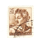 Stamps : Europe : Italy :  Michelangilesca testa del profeta Isaia