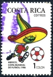 Stamps Costa Rica -  COSTA RICA_SCOTT 370.03 MEXICO 86, COPA MUNDIAL DE FUTBOL. $0,20