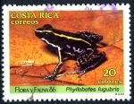 Sellos del Mundo : America : Costa_Rica : COSTA RICA_SCOTT 384.01 PHYLLOBATES LUGUBRIS. $0,20
