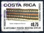Stamps Costa Rica -  COSTA RICA_SCOTT C688.02 TEJIDO INDIGENA DE BORUCA. $0.20