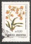 Sellos de America - Argentina -  Flor de patito