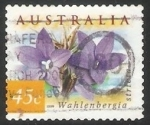 Sellos de Oceania - Australia -  Wahlenbergia Stricta
