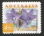 Stamps Australia -  Wahlenbergia Stricta